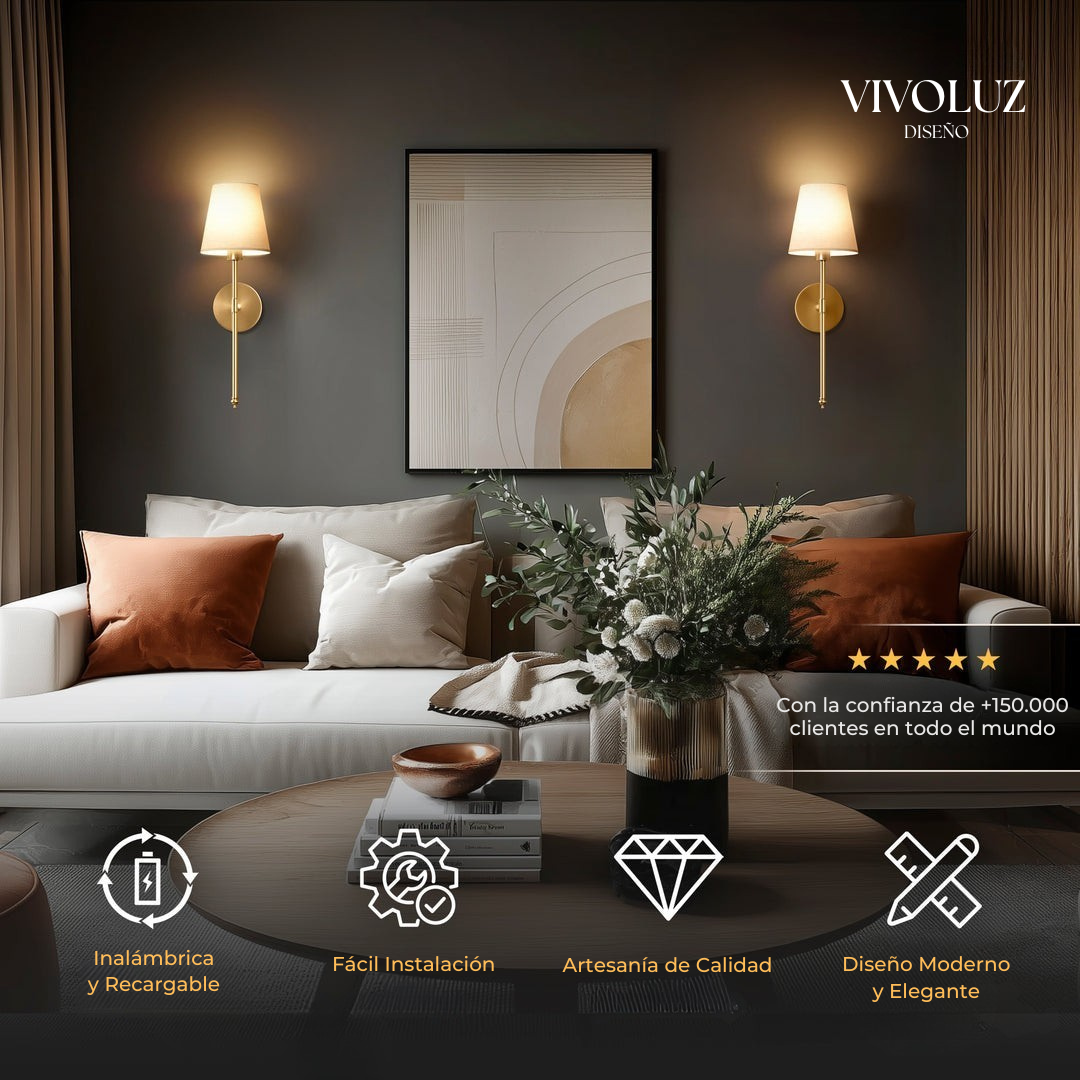 Lámparas de pared inalámbricas