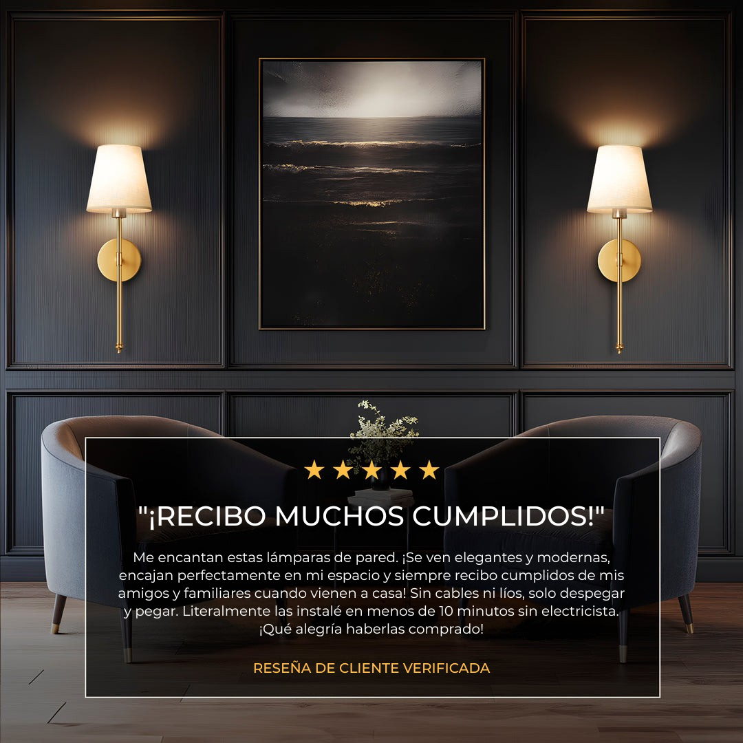 Lámparas de pared inalámbricas